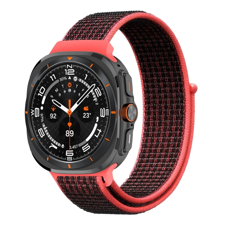 Plastic Connector Nylon Loop Watch Band, For Samsung Galaxy Watch Ultra 47mm / Ultra 2025