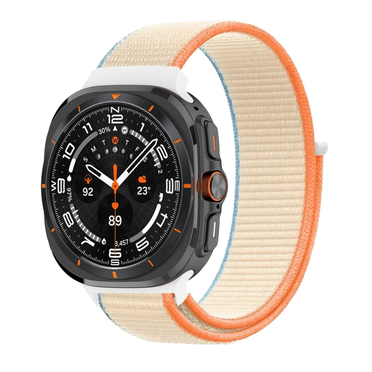 Plastic Connector Nylon Loop Watch Band, For Samsung Galaxy Watch Ultra 47mm / Ultra 2025