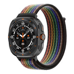 Plastic Connector Nylon Loop Watch Band, For Samsung Galaxy Watch Ultra 47mm / Ultra 2025