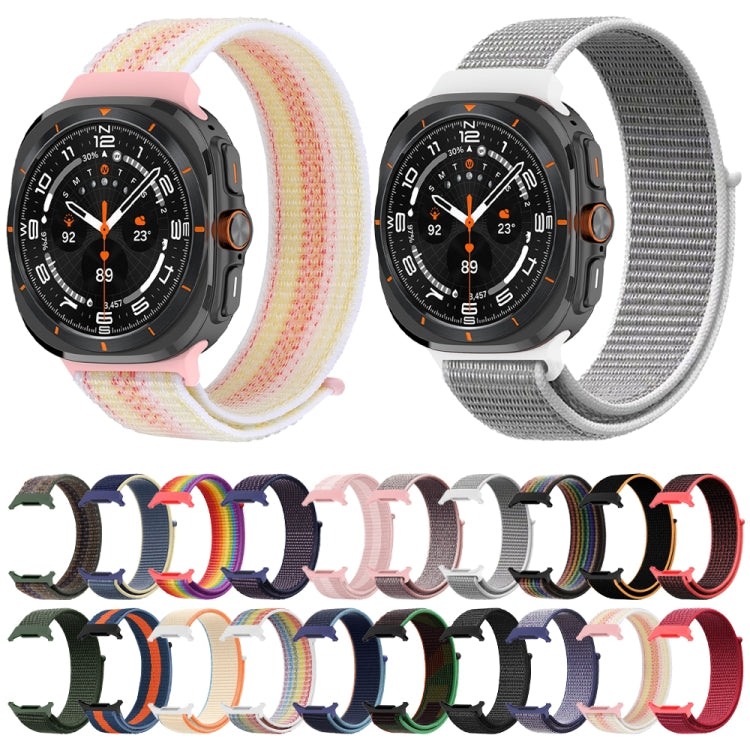 Plastic Connector Nylon Loop Watch Band, For Samsung Galaxy Watch Ultra 47mm / Ultra 2025