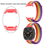Plastic Connector Nylon Loop Watch Band, For Samsung Galaxy Watch Ultra 47mm / Ultra 2025