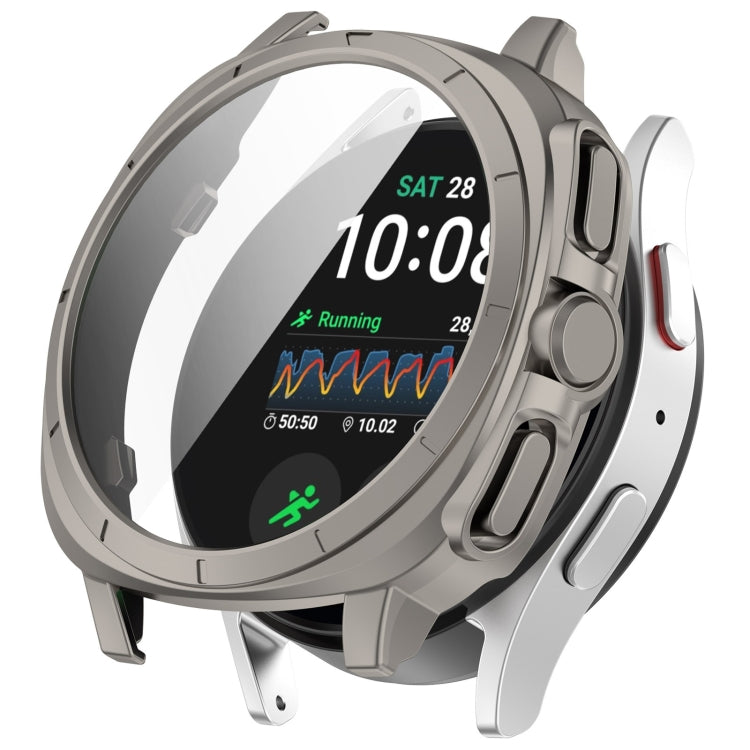 PC + Tempered Film Integrated Watch Protective Case, For Sansung Galaxy Watch 7 44mm