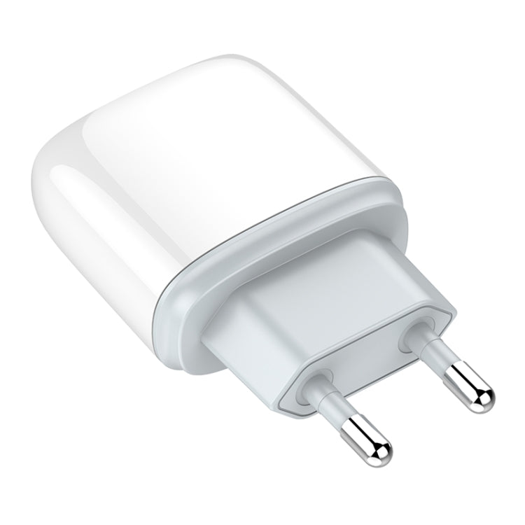 شاحن سريع LDNIO Q229 QC3.0 / PD20W USB + Type-C مع كابل Type-C إلى Type-C بطول 1 متر، قابس الاتحاد الأوروبي، قابس المملكة المتحدة، قابس الولايات المتحدة