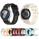 Official Solid Color Stitched Silicone Watch Band, For Samsung Galaxy Watch 7 40 / 44mm