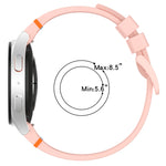 Official Solid Color Stitched Silicone Watch Band, For Samsung Galaxy Watch 7 40 / 44mm