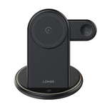 شاحن لاسلكي LDNIO WL02 25.5 واط 5 في 1 MagSafe مع كابل تايب-سي 30 سم