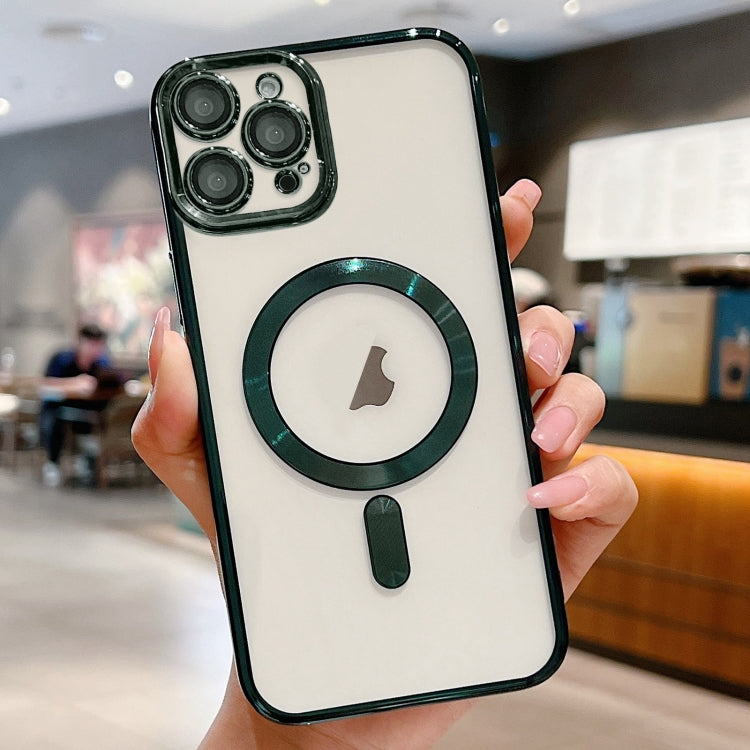 غطاء هاتف مطلي بالكهرباء مع MagSafe، لهواتف iPhone 15، iPhone 14 Plus، iPhone 14، iPhone 14 Pro، iPhone 14 Pro Max، iPhone 13 Pro Max
