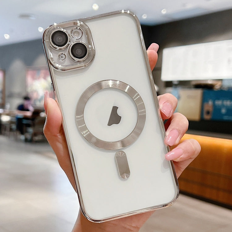 غطاء هاتف مطلي بالكهرباء مع MagSafe، لهواتف iPhone 11 و iPhone 11 Pro