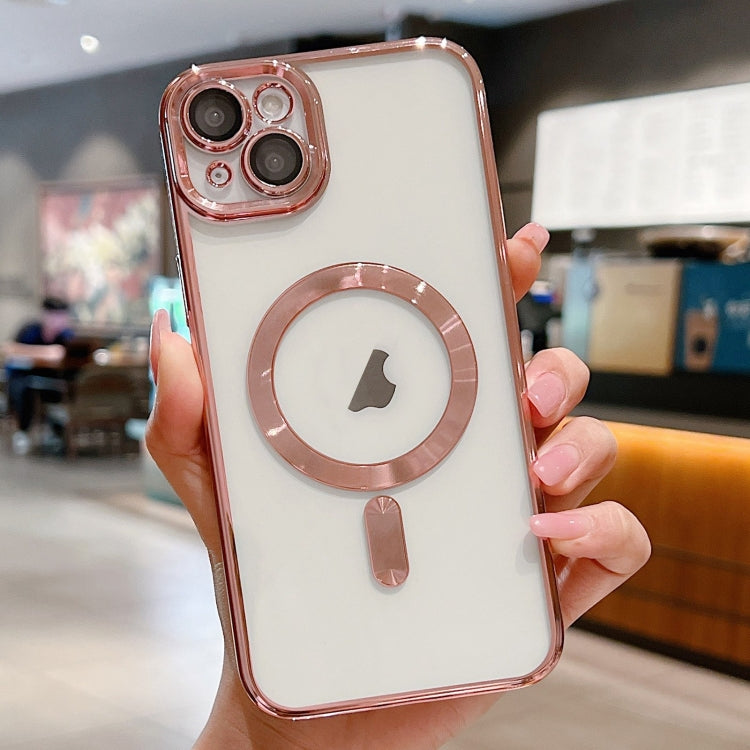 غطاء هاتف مطلي بالكهرباء مع MagSafe، لهواتف iPhone 15، iPhone 14 Plus، iPhone 14، iPhone 14 Pro، iPhone 14 Pro Max، iPhone 13 Pro Max