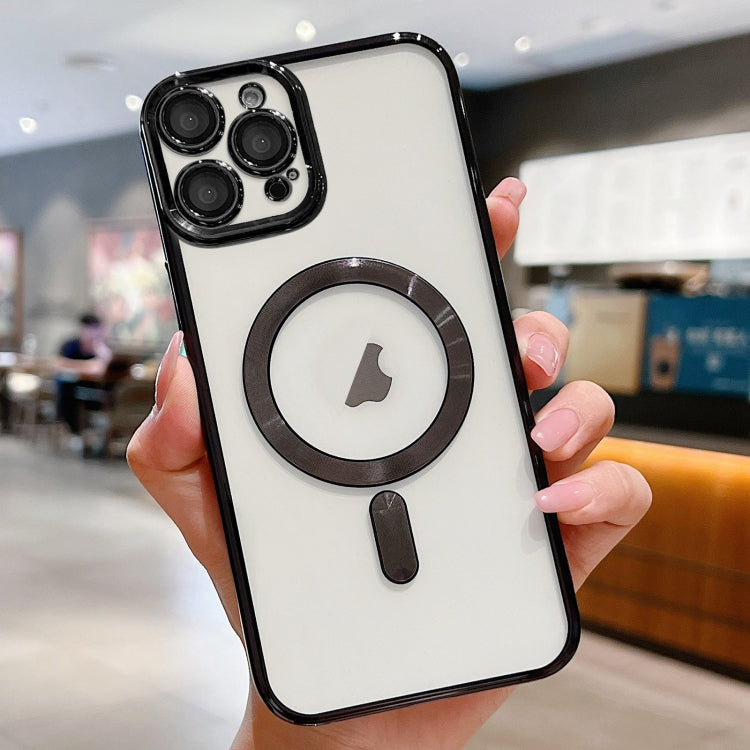 غطاء هاتف مطلي بالكهرباء مع MagSafe، لهواتف iPhone 15، iPhone 14 Plus، iPhone 14، iPhone 14 Pro، iPhone 14 Pro Max، iPhone 13 Pro Max