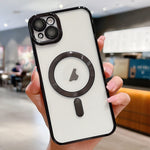 غطاء هاتف مطلي بالكهرباء مع MagSafe، لهواتف iPhone 15، iPhone 14 Plus، iPhone 14، iPhone 14 Pro، iPhone 14 Pro Max، iPhone 13 Pro Max