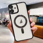 غطاء هاتف ماجسيف مطلي بالكهرباء، لهواتف iPhone 16 Pro، iPhone 16 Plus، iPhone 16، iPhone 15 Pro Max، iPhone 15 Pro، iPhone 15 Plus