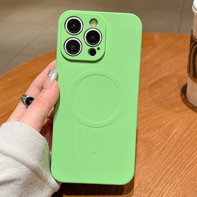 Solid Color Liquid Silicone MagSafe Magnetic Phone Case, For iPhone 17, For iPhone Air, For iPhone 16 Pro Max