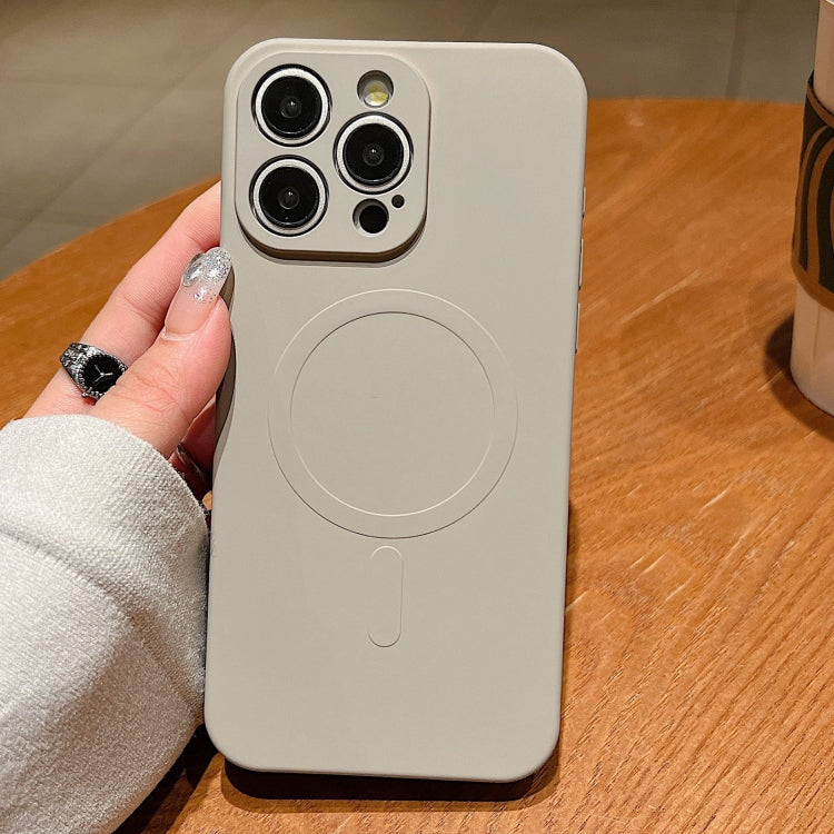 Solid Color Liquid Silicone MagSafe Magnetic Phone Case, For iPhone 14 Pro, For iPhone 14 Pro Max, For iPhone 13 Pro Max