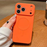 Solid Color Liquid Silicone MagSafe Magnetic Phone Case, For iPhone 17e / 16e, For iPhone 17 Pro Max, For iPhone 17 Pro