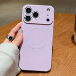 Solid Color Liquid Silicone MagSafe Magnetic Phone Case, For iPhone 17e / 16e, For iPhone 17 Pro Max, For iPhone 17 Pro
