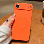Solid Color Liquid Silicone MagSafe Magnetic Phone Case, For iPhone 17, For iPhone Air, For iPhone 16 Pro Max