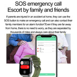 ET585 Smartwatch mit 2,04 Zoll Silikonarmband, IP68 wasserdicht, unterstützt EKG- und Blutzusammensetzungsmessung