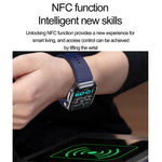 ET585 Smartwatch mit 2,04 Zoll Silikonarmband, IP68 wasserdicht, unterstützt EKG- und Blutzusammensetzungsmessung