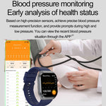 ET585 Smartwatch mit 2,04 Zoll Nylonarmband, IP68 wasserdicht, unterstützt EKG- und Blutzusammensetzungsmessung