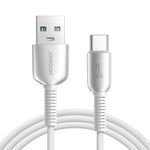 JOYROOM S-A51 سلسلة Cutting-Edge، كابل شحن سريع 3A، الطول: 1.2 متر، كابل USB-A إلى Type-C، كابل USB-A إلى 8 دبابيس، كابل Type-C إلى Type-C، كابل Type-C إلى 8 دبابيس
