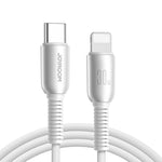 JOYROOM S-A51 سلسلة Cutting-Edge، كابل شحن سريع 3A، الطول: 1.2 متر، كابل USB-A إلى Type-C، كابل USB-A إلى 8 دبابيس، كابل Type-C إلى Type-C، كابل Type-C إلى 8 دبابيس