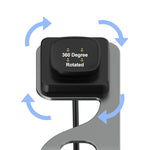 Rotatable Smart Watch Fast Charger Metal Dock Charger Holder, For Google Pixel Watch 3 41 / 45mm