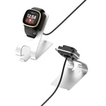 Rotatable Smart Watch Fast Charger Metal Dock Charger Holder, For Google Pixel Watch 3 41 / 45mm