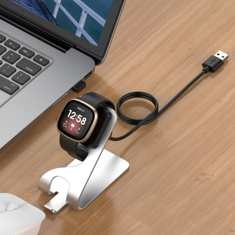 Rotatable Smart Watch Fast Charger Metal Dock Charger Holder, For Google Pixel Watch 3 41 / 45mm