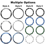 Style E Smart Watch Dial Stainless Steel Bezel Ring Cover, For Samsung Galaxy Watch Ultra 47mm, For Samsung Galaxy Watch 7 44mm, For Samsung Galaxy Watch 7 40mm