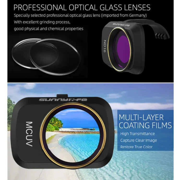 فلتر عدسة Sunnylife MM-FI9251 لطائرة DJI Mavic mini، ND4