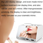 K11 LED Bluetooth 4.2 Speaker Alarm Clock Music Display Radio, EU Plug, UK Plug