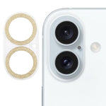 Glitter Ring Tempered Glass Camera Lens Film, For iPhone 17, For iPhone 16 Pro / 16 Pro Max, For iPhone 16 / 16 Plus