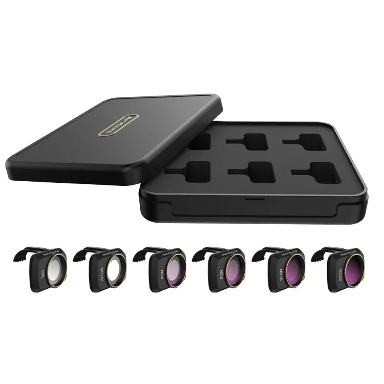 فلتر عدسة Sunnylife MM-FI9258 لطائرة DJI Mavic mini 6 في 1، MCUV+CPL+ND4+ND8+ND16+ND32