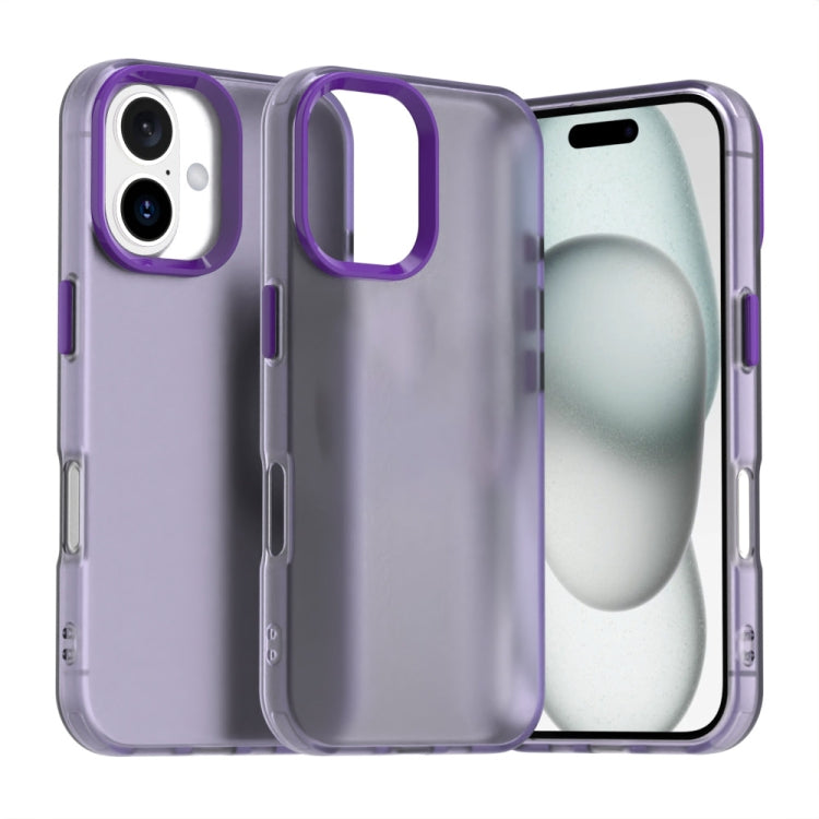 Candy PC Hybrid TPU Shockproof Phone Case, For iPhone 16 Plus, For iPhone 16, For iPhone 15 Pro Max, For iPhone 15 Pro, For iPhone 15 Plus, For iPhone 15