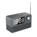 BT509 LED Bluetooth 5.3 Speaker Alarm Clock Music Display Radio