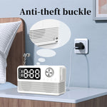 BT509 LED Bluetooth 5.3 Speaker Alarm Clock Music Display Radio