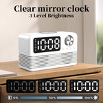 BT509 LED Bluetooth 5.3 Speaker Alarm Clock Music Display Radio