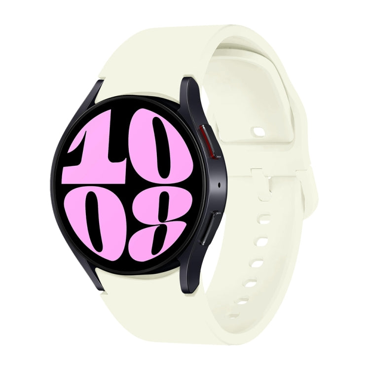 Button Style Quick Release Silicone Watch Band, For Samsung Galaxy Watch 7 / 6