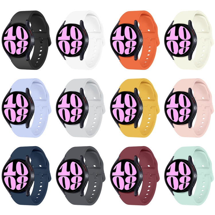 Button Style Quick Release Silicone Watch Band, For Samsung Galaxy Watch 7 / 6