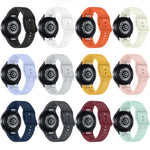 Button Style Quick Release Silicone Watch Band, For Samsung Galaxy Watch 7 / 6