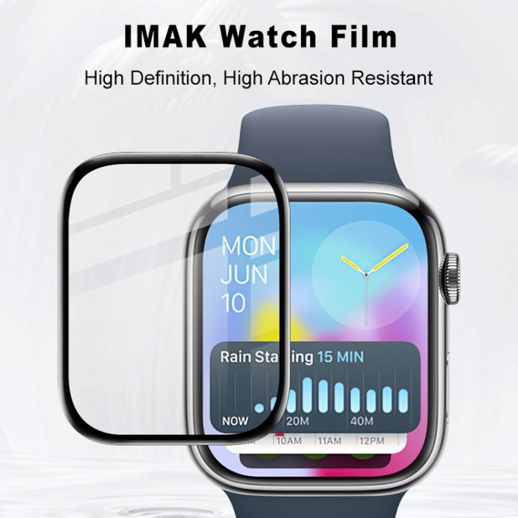 IMAK Plexiglass HD Watch Protective Film, For Apple Watch Series 10 / 11 46mm, For Apple Watch Series 10 / 11 42mm, For Apple Watch Ultra 2 / 3 49mm