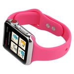 Thin Silicone Double Buckle Replacement Wrist Strap, For Apple Watch Series 7 41mm / 6 & SE & 5 & 4 40mm / 3 & 2 & 1 38mm, For Apple Watch Series 8&7 41mm / SE 2&6&SE&5&4 40mm / 3&2&1 38mm