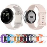Official Silicone Watch Band, For Google Pixel Watch 4 / Watch 3 45mm, For Google Pixel Watch 4 / 3 / 2 / 1 41mm