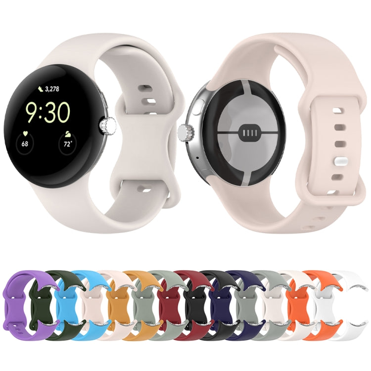 Official Silicone Watch Band, For Google Pixel Watch 4 / Watch 3 45mm, For Google Pixel Watch 4 / 3 / 2 / 1 41mm