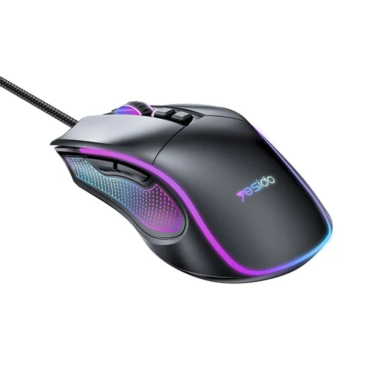Yesido KB20 USB 7200DPI RGB Wired Mouse, KB20