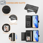 Multi-Card Slots Zipper Wallet Leather Phone Case, For iPhone 11 Pro Max, For iPhone 11, For iPhone 11 Pro, For iPhone X / XS, For iPhone XR, For iPhone XS Max, For iPhone 8 Plus / 7 Plus