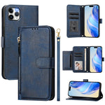 Multi-Card Slots Zipper Wallet Leather Phone Case, For iPhone 11 Pro Max, For iPhone 11, For iPhone 11 Pro, For iPhone X / XS, For iPhone XR, For iPhone XS Max, For iPhone 8 Plus / 7 Plus
