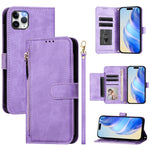 Multi-Card Slots Zipper Wallet Leather Phone Case, For iPhone 11 Pro Max, For iPhone 11, For iPhone 11 Pro, For iPhone X / XS, For iPhone XR, For iPhone XS Max, For iPhone 8 Plus / 7 Plus