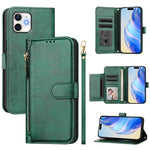 Multi-Card Slots Zipper Wallet Leather Phone Case, For iPhone 11 Pro Max, For iPhone 11, For iPhone 11 Pro, For iPhone X / XS, For iPhone XR, For iPhone XS Max, For iPhone 8 Plus / 7 Plus